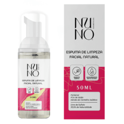 Espuma facial de limpeza